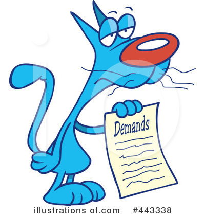 Royalty-Free (RF) Cat Clipart Illustration by toonaday - Stock Sample #443338