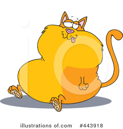 Royalty-Free (RF) Cat Clipart Illustration by toonaday - Stock Sample #443918
