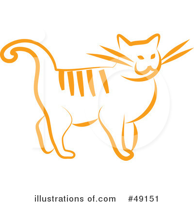 Royalty-Free (RF) Cat Clipart Illustration by Prawny - Stock Sample #49151