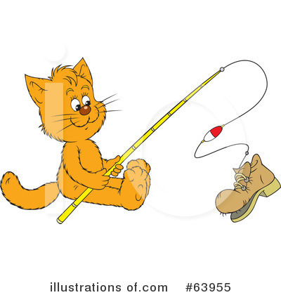 Royalty-Free (RF) Cat Clipart Illustration by Alex Bannykh - Stock Sample #63955