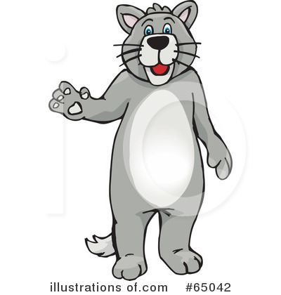 Royalty-Free (RF) Cat Clipart Illustration by Dennis Holmes Designs - Stock Sample #65042