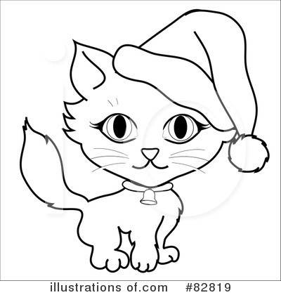 Royalty-Free (RF) Cat Clipart Illustration by Pams Clipart - Stock Sample #82819