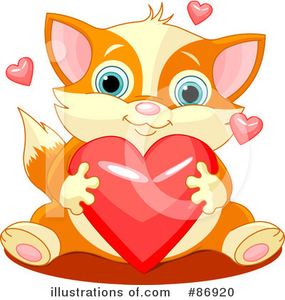 Royalty-Free (RF) Cat Clipart Illustration by Pushkin - Stock Sample #86920