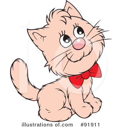 Royalty-Free (RF) Cat Clipart Illustration by Alex Bannykh - Stock Sample #91911