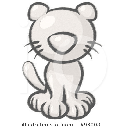 Royalty-Free (RF) Cat Clipart Illustration by Leo Blanchette - Stock Sample #98003