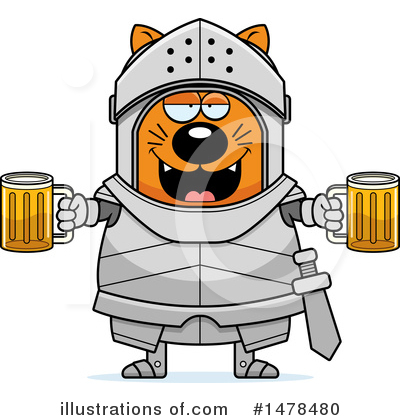 Cat Knight Clipart #1478480 by Cory Thoman