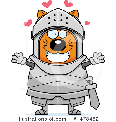 Royalty-Free (RF) Cat Knight Clipart Illustration by Cory Thoman - Stock Sample #1478482