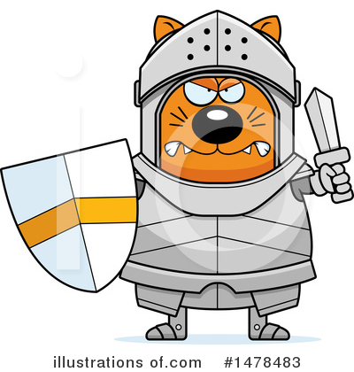 Cat Knight Clipart #1478483 by Cory Thoman