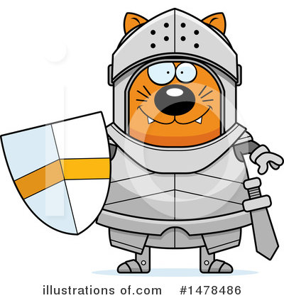 Cat Knight Clipart #1478486 by Cory Thoman