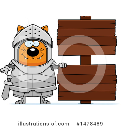 Cat Knight Clipart #1478489 by Cory Thoman
