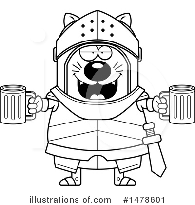 Cat Knight Clipart #1478601 by Cory Thoman