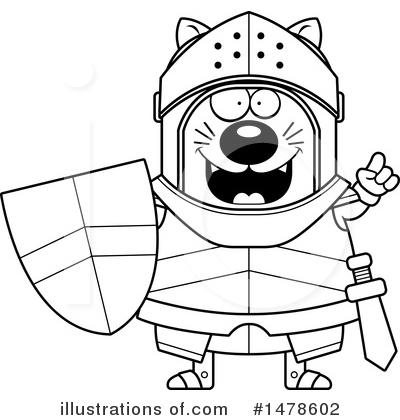 Royalty-Free (RF) Cat Knight Clipart Illustration by Cory Thoman - Stock Sample #1478602