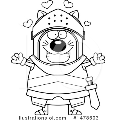 Cat Knight Clipart #1478603 by Cory Thoman