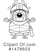 Cat Knight Clipart #1478603 by Cory Thoman