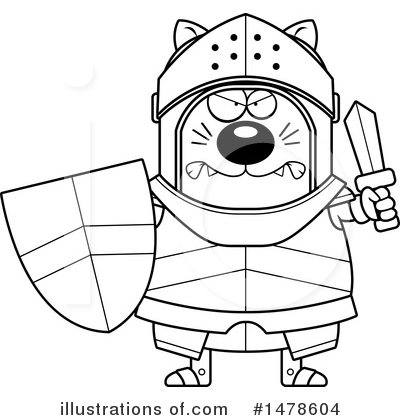 Royalty-Free (RF) Cat Knight Clipart Illustration by Cory Thoman - Stock Sample #1478604