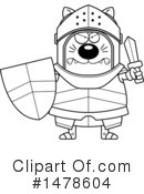 Cat Knight Clipart #1478604 by Cory Thoman