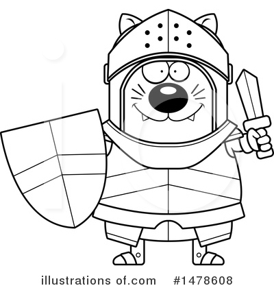 Royalty-Free (RF) Cat Knight Clipart Illustration by Cory Thoman - Stock Sample #1478608