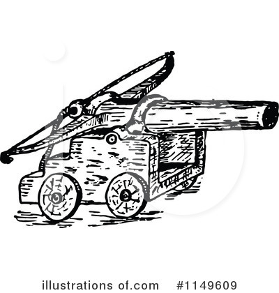 Royalty-Free (RF) Catapult Clipart Illustration by Prawny Vintage - Stock Sample #1149609