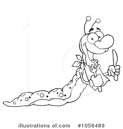 Caterpillar Clipart #1056489 by Hit Toon