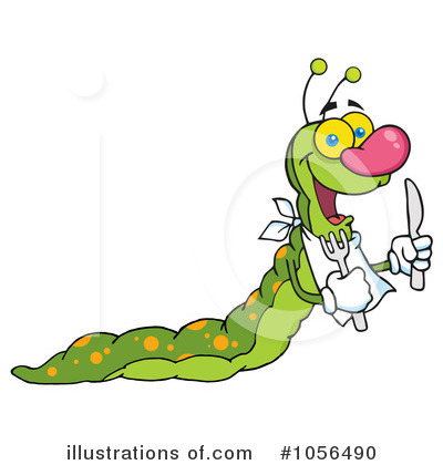 Caterpillar Clipart #1056490 by Hit Toon