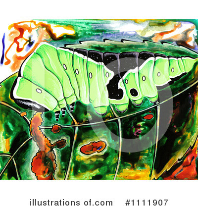 Royalty-Free (RF) Caterpillar Clipart Illustration by Prawny - Stock Sample #1111907
