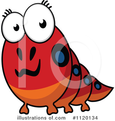 Royalty-Free (RF) Caterpillar Clipart Illustration by Vector Tradition SM - Stock Sample #1120134