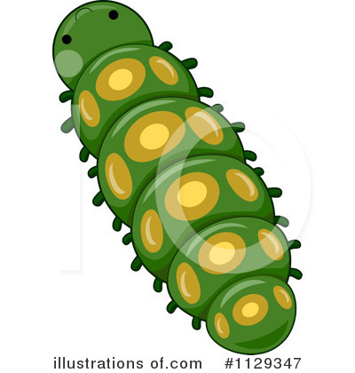 Royalty-Free (RF) Caterpillar Clipart Illustration by BNP Design Studio - Stock Sample #1129347