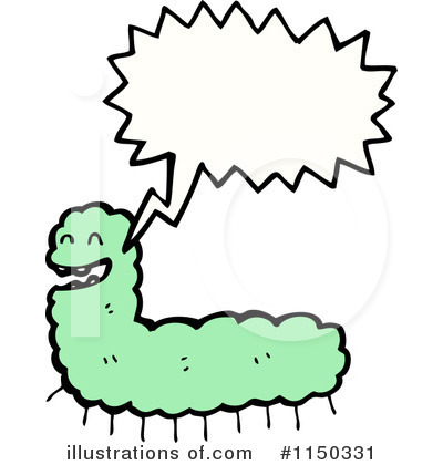 Royalty-Free (RF) Caterpillar Clipart Illustration by lineartestpilot - Stock Sample #1150331