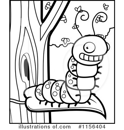Royalty-Free (RF) Caterpillar Clipart Illustration by Cory Thoman - Stock Sample #1156404