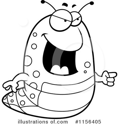 Royalty-Free (RF) Caterpillar Clipart Illustration by Cory Thoman - Stock Sample #1156405