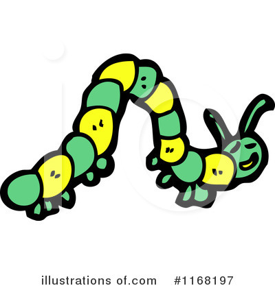 Royalty-Free (RF) Caterpillar Clipart Illustration by lineartestpilot - Stock Sample #1168197