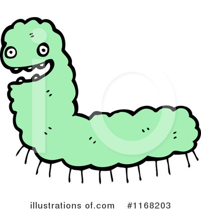 Royalty-Free (RF) Caterpillar Clipart Illustration by lineartestpilot - Stock Sample #1168203
