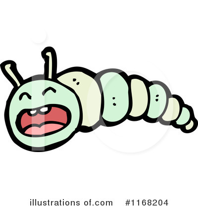 Royalty-Free (RF) Caterpillar Clipart Illustration by lineartestpilot - Stock Sample #1168204