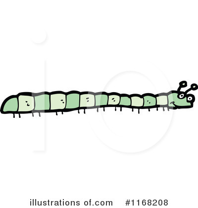 Royalty-Free (RF) Caterpillar Clipart Illustration by lineartestpilot - Stock Sample #1168208