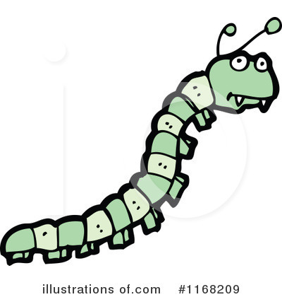 Royalty-Free (RF) Caterpillar Clipart Illustration by lineartestpilot - Stock Sample #1168209