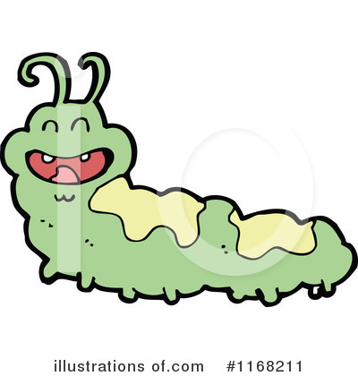 Royalty-Free (RF) Caterpillar Clipart Illustration by lineartestpilot - Stock Sample #1168211