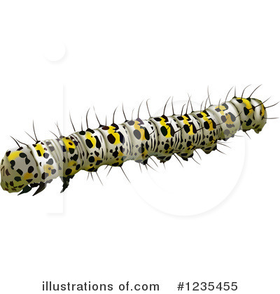 Royalty-Free (RF) Caterpillar Clipart Illustration by dero - Stock Sample #1235455