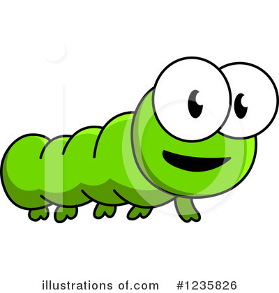 Royalty-Free (RF) Caterpillar Clipart Illustration by Vector Tradition SM - Stock Sample #1235826