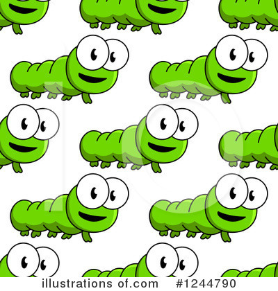 Royalty-Free (RF) Caterpillar Clipart Illustration by Vector Tradition SM - Stock Sample #1244790