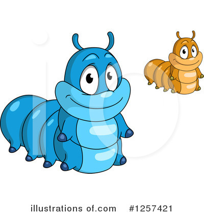 Caterpillar Clipart #1257421 by Vector Tradition SM