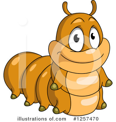 Royalty-Free (RF) Caterpillar Clipart Illustration by Vector Tradition SM - Stock Sample #1257470