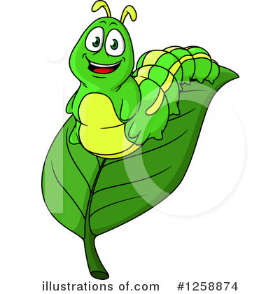 Royalty-Free (RF) Caterpillar Clipart Illustration by Vector Tradition SM - Stock Sample #1258874