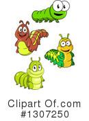 Caterpillar Clipart #1307250 by Vector Tradition SM