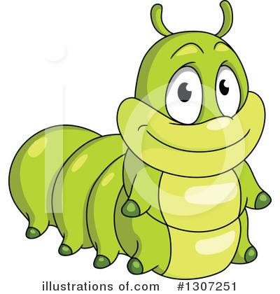 Royalty-Free (RF) Caterpillar Clipart Illustration by Vector Tradition SM - Stock Sample #1307251