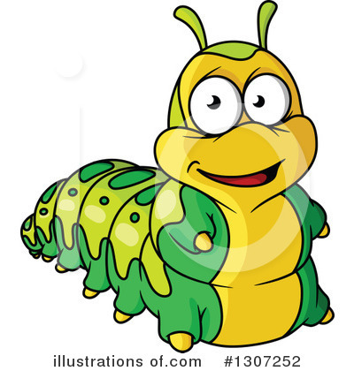 Royalty-Free (RF) Caterpillar Clipart Illustration by Vector Tradition SM - Stock Sample #1307252