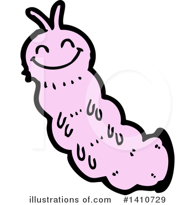 Royalty-Free (RF) Caterpillar Clipart Illustration by lineartestpilot - Stock Sample #1410729