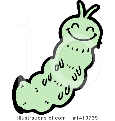 Royalty-Free (RF) Caterpillar Clipart Illustration by lineartestpilot - Stock Sample #1410739