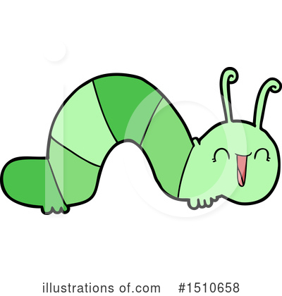 Royalty-Free (RF) Caterpillar Clipart Illustration by lineartestpilot - Stock Sample #1510658