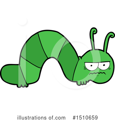 Royalty-Free (RF) Caterpillar Clipart Illustration by lineartestpilot - Stock Sample #1510659