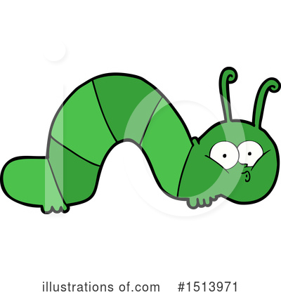 Royalty-Free (RF) Caterpillar Clipart Illustration by lineartestpilot - Stock Sample #1513971
